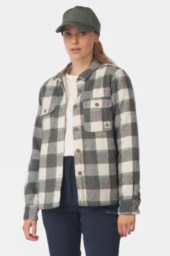 Womens Padded Flannel Shirt 14 Womens Padded Flannel Shirt -COTSWOLD OUTDOOR Shop 2210007559595 001