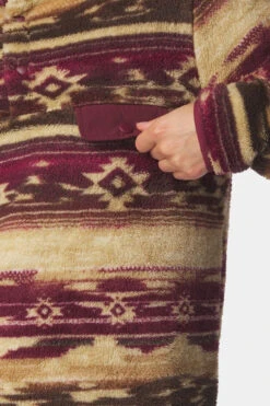 Womens Leiria Printed Snap Half Zip Fleece -COTSWOLD OUTDOOR Shop 2210007573652 058