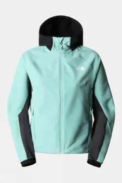 The North Face Womens Athletic Outdoor Softshell Hoodie Jacket