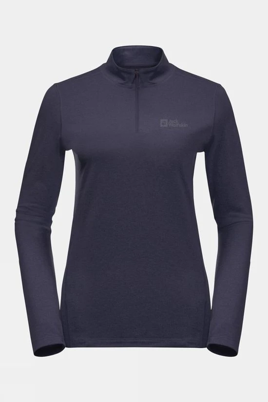 Jack Wolfskin Womens Sky Thermal Half Zip Top 1 Jack Wolfskin Womens Sky Thermal Half Zip Top