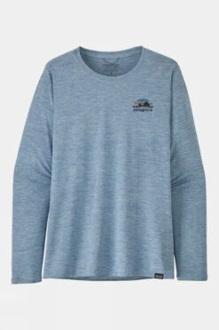Patagonia Womens Long Sleeve Capilene Cool Daily Graphic T-Shirt