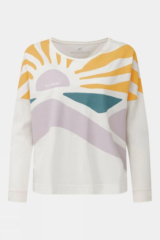 Womens Sunsets Organic Long Sleeve T-Shirt 1 Womens Sunsets Organic Long Sleeve T-Shirt