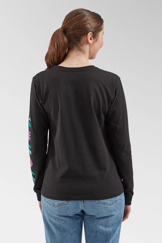 Womens Papercut Recycled Cotton Long Sleeve T-Shirt 4 Womens Papercut Recycled Cotton Long Sleeve T-Shirt - Image 4