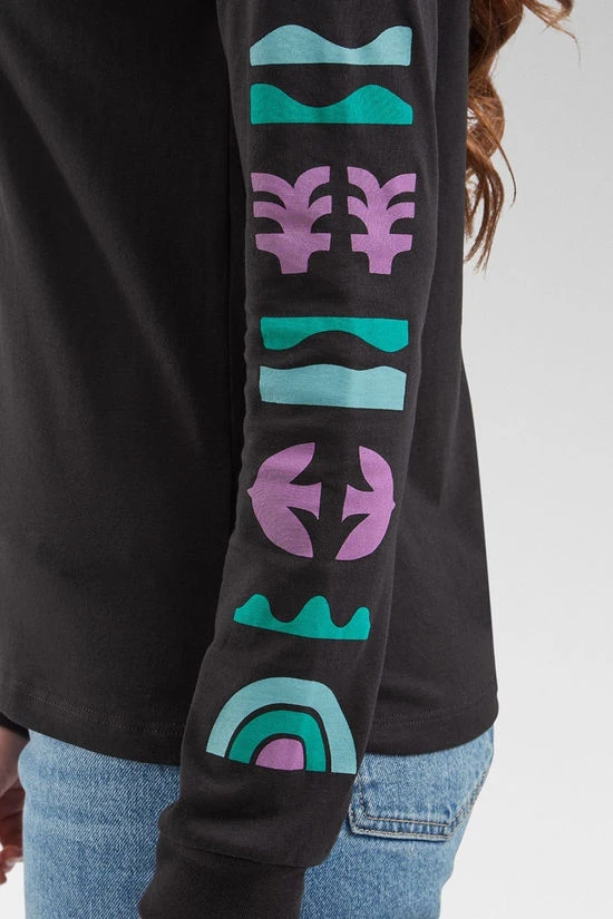 Womens Papercut Recycled Cotton Long Sleeve T-Shirt 7 Womens Papercut Recycled Cotton Long Sleeve T-Shirt - Image 7