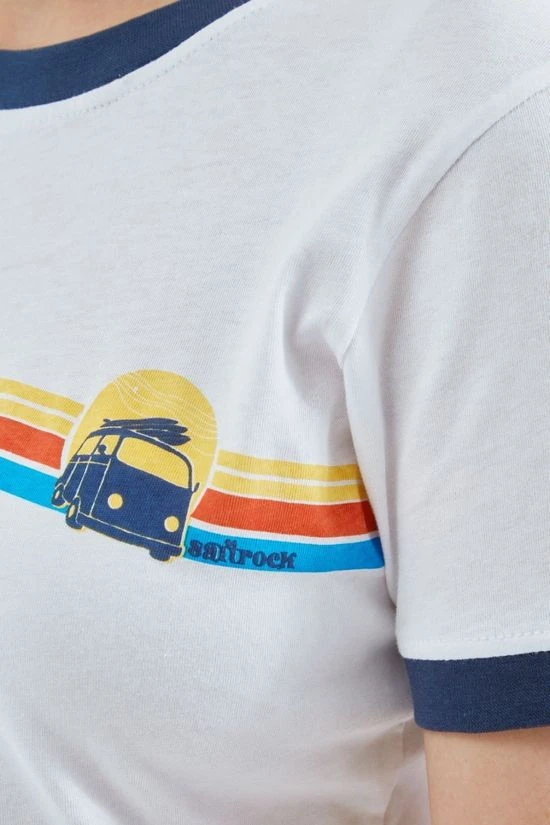 Saltrock Womens Celeste Stripe Ringer Tee 5 Saltrock Womens Celeste Stripe Ringer Tee - Image 5