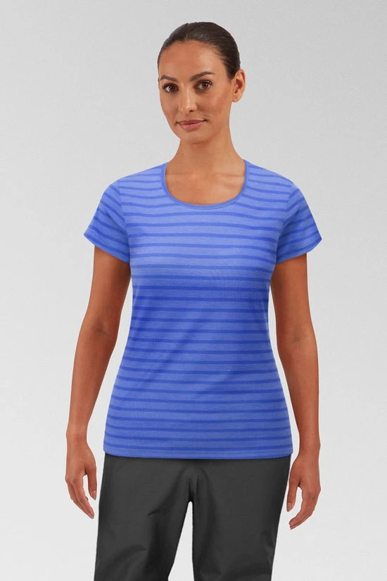 Mountain Equipment Womens Groundup Stripe T-Shirt 2 Mountain Equipment Womens Groundup Stripe T-Shirt - Image 2