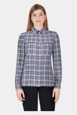 Troy London Womens Round Collar Check Shirt -COTSWOLD OUTDOOR Shop b11bcb0037 4040 t