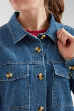 Womens Coral Denim Long Sleeve Shirt -COTSWOLD OUTDOOR Shop b11bcb0113 4141 x