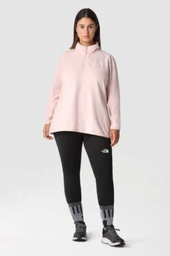 The North Face Womens Plus Size 100 Glacier1/4 Zip Fleece 12 The North Face Womens Plus Size 100 Glacier1/4 Zip Fleece -COTSWOLD OUTDOOR Shop b11bed0042 7036 g