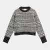Brora Womens Wool & Cashmere Folk Fair Isle Jumper