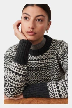 Brora Womens Wool & Cashmere Folk Fair Isle Jumper -COTSWOLD OUTDOOR Shop b11bfa0231 7112 e