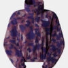 The North Face Womens Mountain Athletics Printed Quarter Zip Fleece