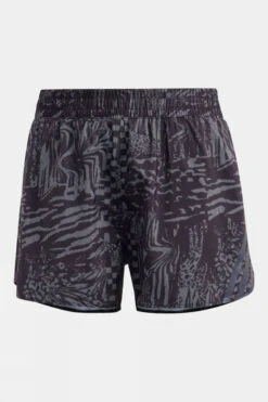 ADIDAS Womens Run Icons 3-Stripes 4" Running Shorts