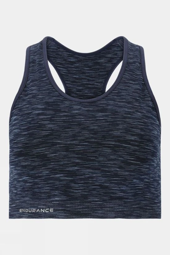 Endurance Womens Crina Melange Seamless Sports Bra 1 Endurance Womens Crina Melange Seamless Sports Bra