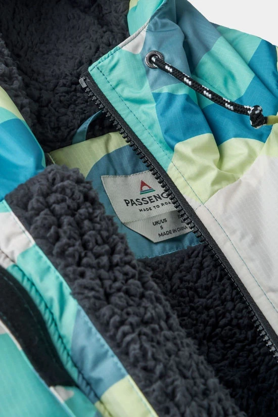 Unisex Waves Recycled Sherpa Lined Changing Robe 2 Unisex Waves Recycled Sherpa Lined Changing Robe - Image 2